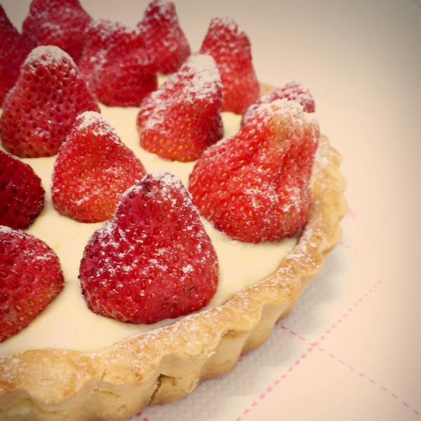 卡士達草莓派 : Star一起做