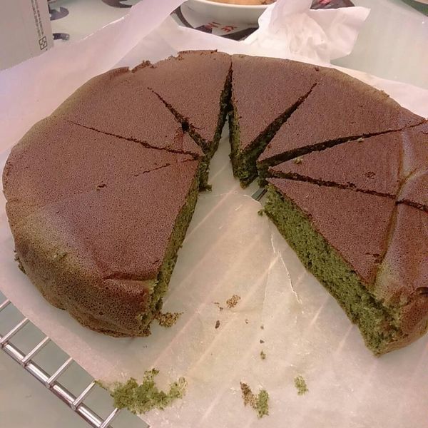 抹茶蜂蜜凹蛋糕 : Shia一起做