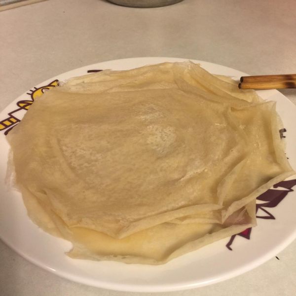 影音食譜 超簡單做潤餅皮(春捲皮)：李寧 一起做