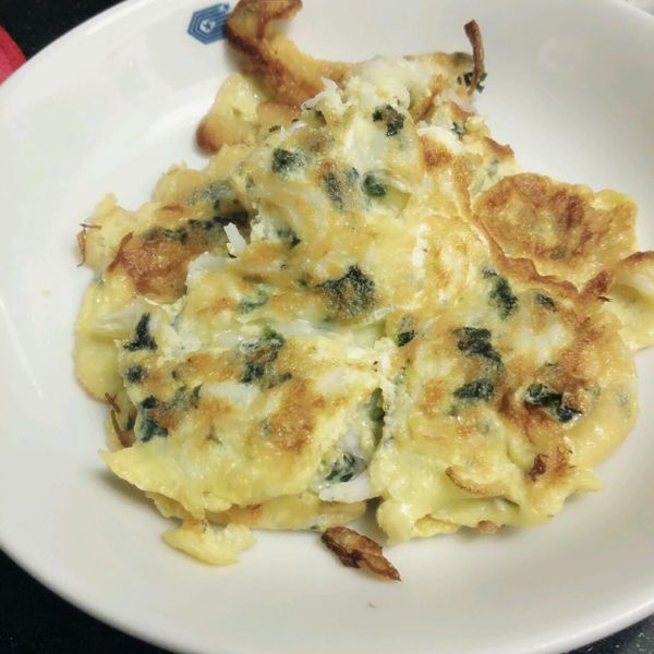 紫菜銀魚煎蛋：PePo YAu 一起做