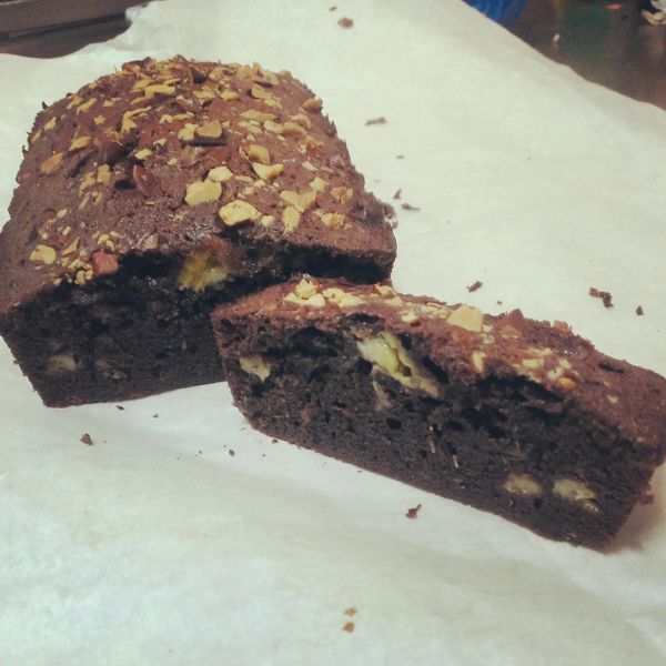 ▊雪莉小廚房。香蕉布朗尼 ▊ : Mizuna Tang一起做