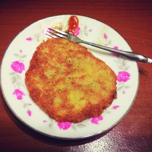 自製黃金薯餅 : ya vivi一起做