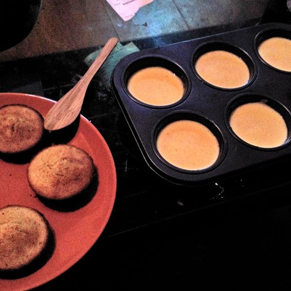 香蕉葡萄乾雞蛋糕 : 6451popo一起做