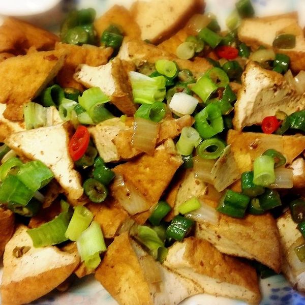 蔥蒜四季豆炒豆腐：黃予瑾 一起做
