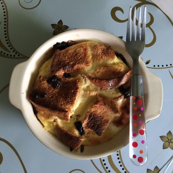 巧克力麵包布丁：Yu En Liu 一起做