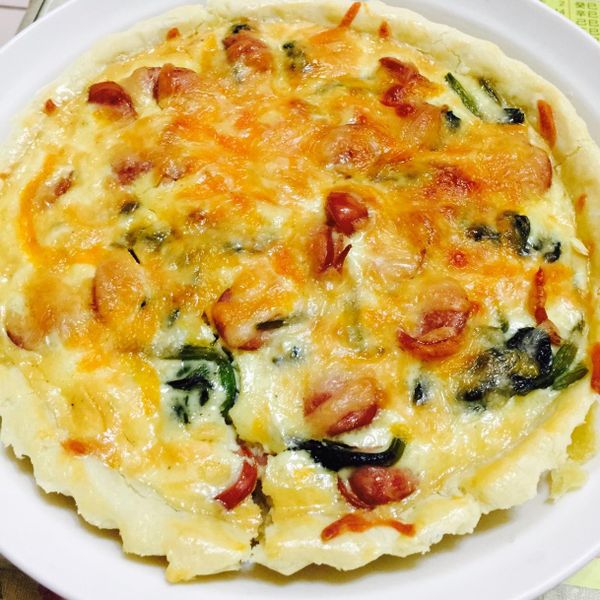 法式香腸鹹派：貝北 一起做