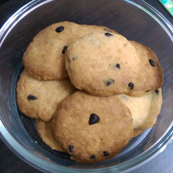 巧克力豆餅乾：楊惠芬 一起做