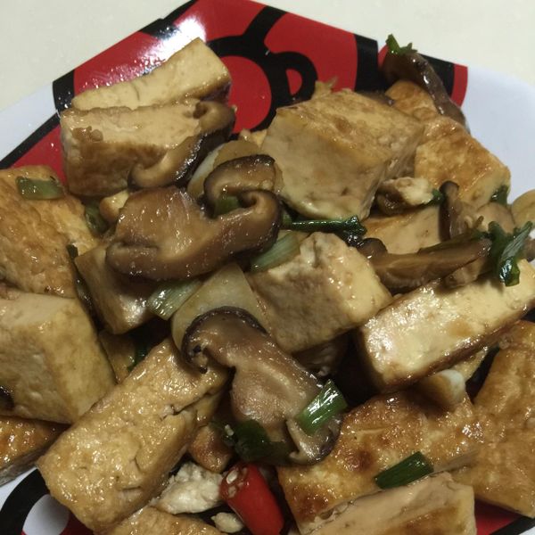 蔥蒜四季豆炒豆腐：Mandy Liao 一起做