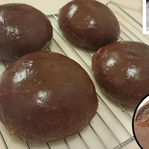 黑眼豆豆巧克力麵包(胖達人無添加物版) : Hsu YiYa一起做