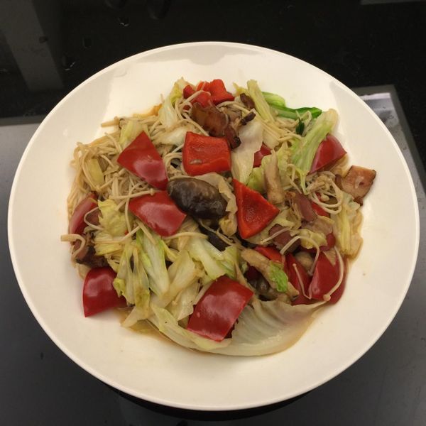 甜椒燴菇 : 王小可一起做