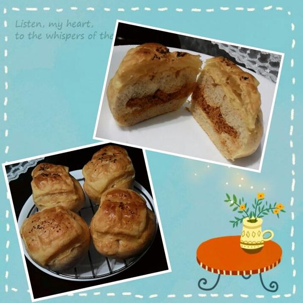 起酥肉鬆麵包‬ (105T 麵包機) : 雅琝一起做