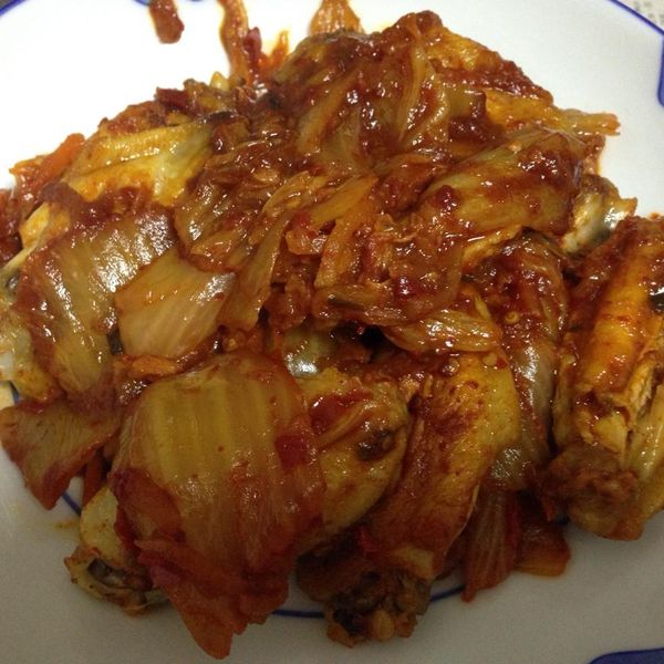 韓式辣泡菜雞翅 : Emily Chen一起做