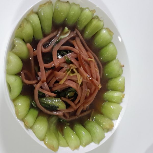 穀盛壽喜燒燴青江菜：Eva Liao 一起做