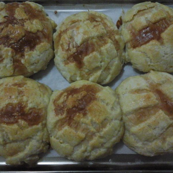 懷舊菠蘿奶酥麵包❤!!!：Wu Meei Li 一起做