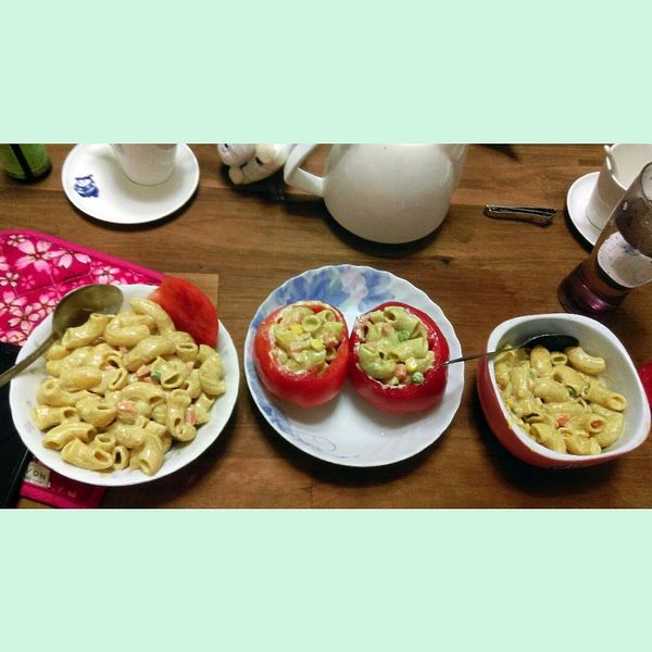 通心粉沙拉蕃茄盅 : 李伶伶一起做