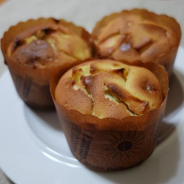 香噴噴焦糖蘋果馬芬蛋糕 : Chloe  Huang一起做