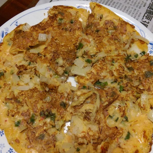 韓式泡菜煎餅 : sunny一起做