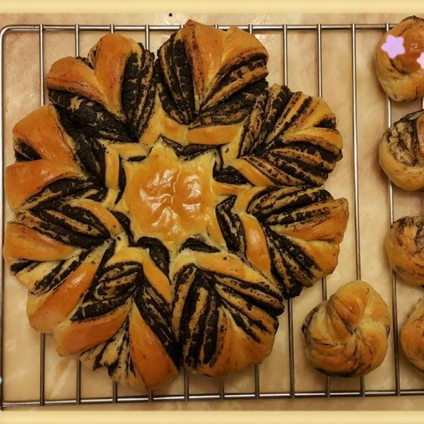 聖誕花環麵包：Christine Chang 一起做