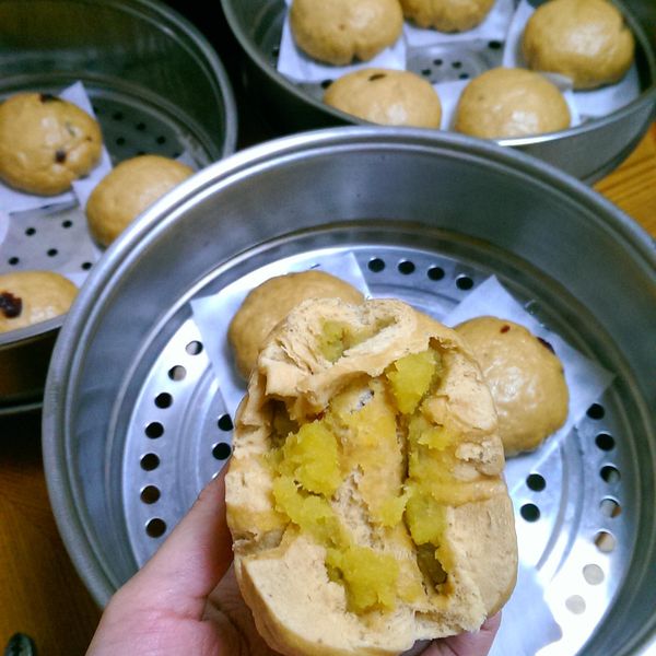 黑糖芋頭包 : Vivi Lu一起做