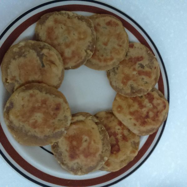 三種食材→煎出Q彈好吃的【地瓜餅】：洪子雯 一起做