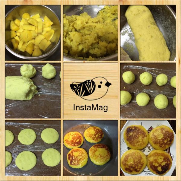 三種食材→煎出Q彈好吃的【地瓜餅】：林珮誼 一起做