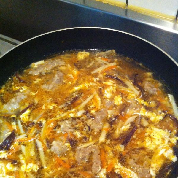 沙茶肉羹湯 飯(麵) : Carol Lin一起做