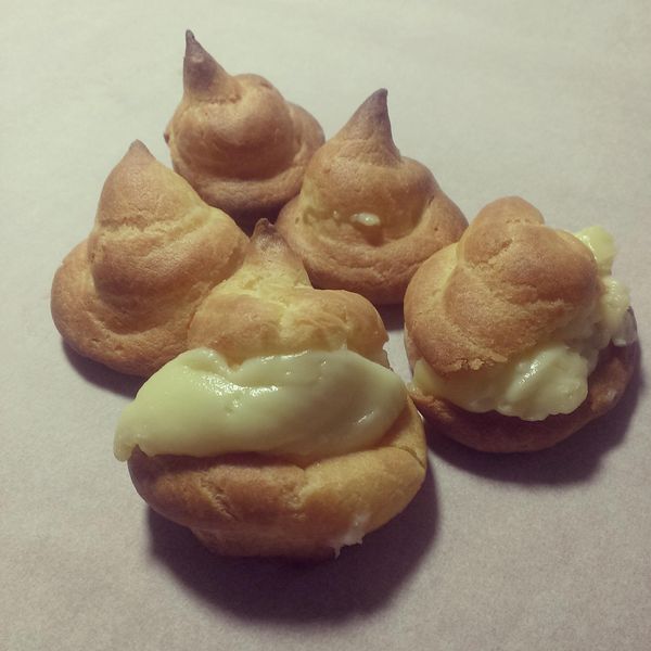 卡士達泡芙 : Mizuna Tang一起做