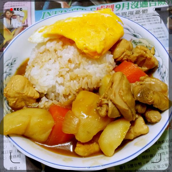 蘋果咖哩雞飯：謝曉雅 一起做