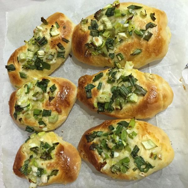 蔥蒜麵包[Panasonic製麵包機]：Cindy 一起做