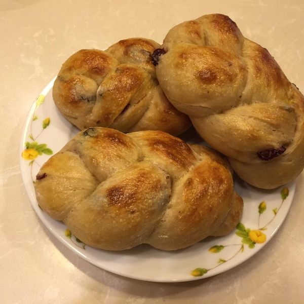 養樂多蔓越莓麵包：Sue Liu 一起做