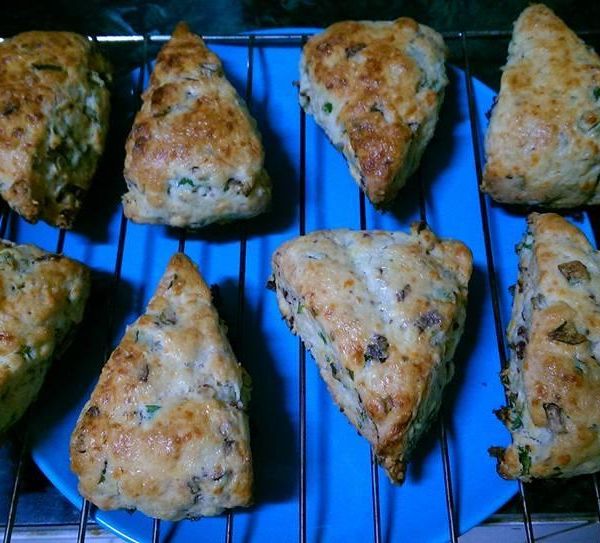 培根起司司康 Bacon Scones:Sandy Hsu 一起做