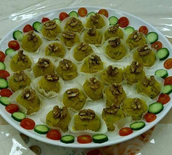 核桃南瓜薯泥：吳錦慧 一起做