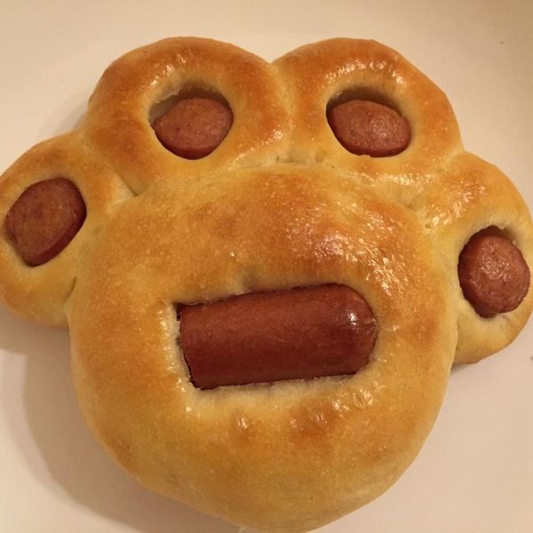 狗掌造型麵包 : Kari Wong一起做