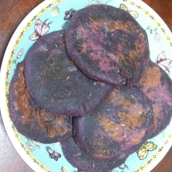 三種食材→煎出Q彈好吃的【地瓜餅】：aaaa 一起做