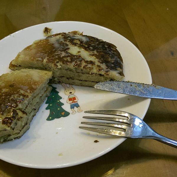 神奇香蕉蛋煎餅 : Aping Zheng一起做