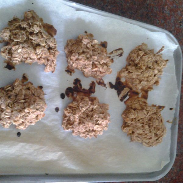 QQ巧克力燕麥軟餅 [無油/粉/糖]：張雅婷 一起做