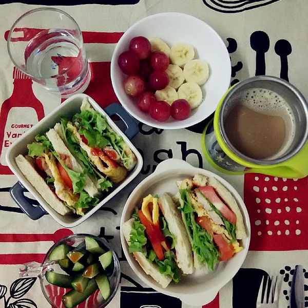 蜂蜜照燒豬肉三明治 : Shin Yi一起做