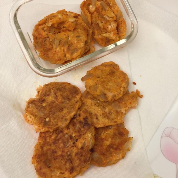 豆腐泡菜煎餅두부김치전：李小姐 一起做