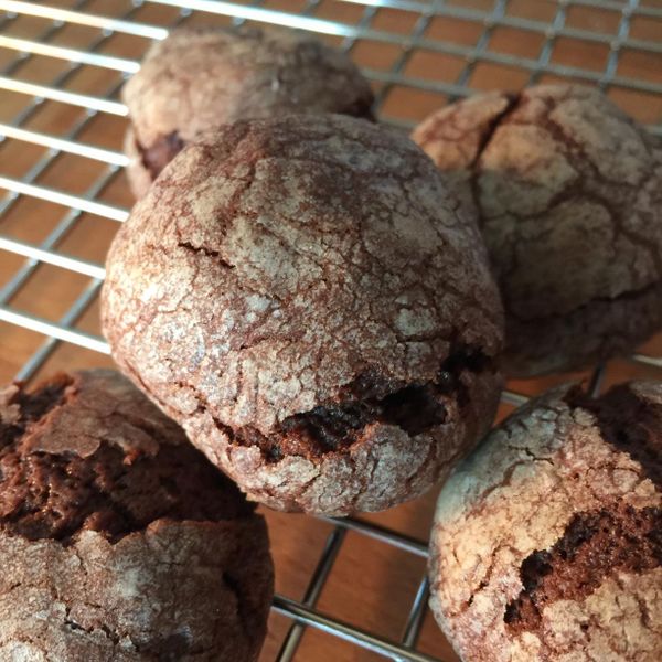 巧克力裂紋小鬆餅 : Ianna Chen一起做