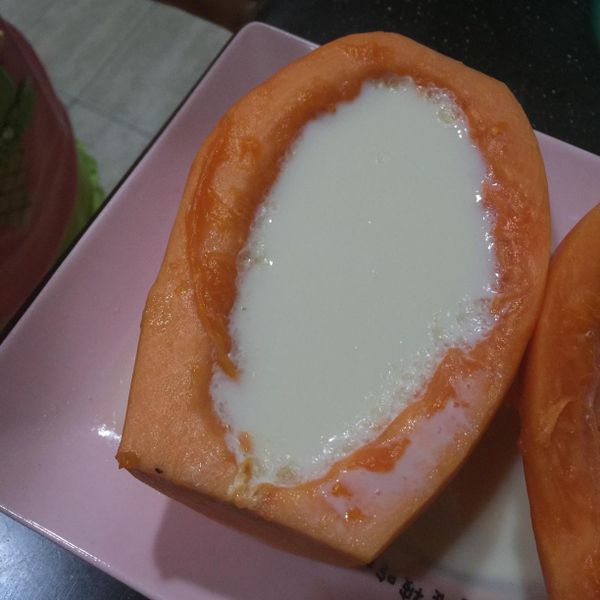 木瓜奶酪 Papaya Cotta：陳婚婚 一起做