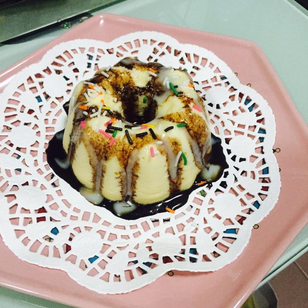 舒芙蕾起司蛋糕:娃娃 一起做