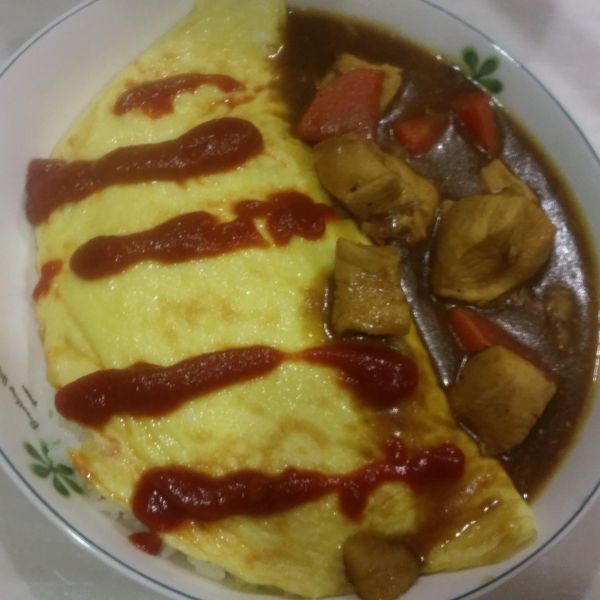 咖哩蛋包飯：娘娘妤 一起做