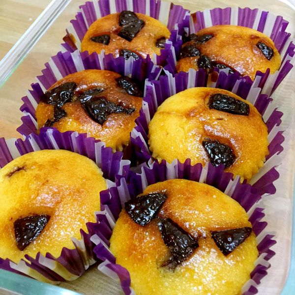 零失敗巧克力豆馬芬蛋糕(鬆餅粉):克萊莉 Clary 一起做