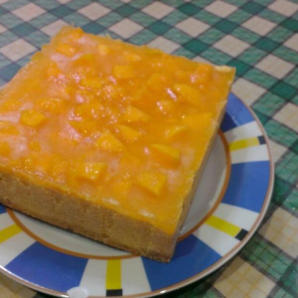 芒果慕斯凍餅 [免烤箱] : 秋萍一起做