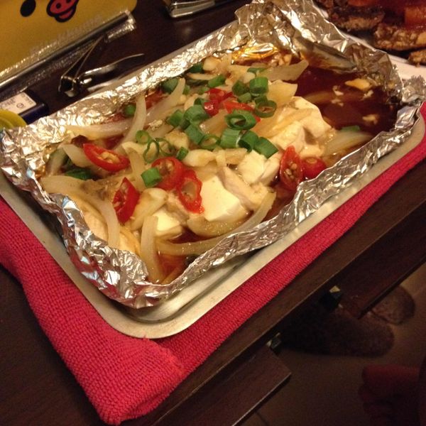 超開胃豆腐蒸鮭魚【深夜食堂x鮮食家】：兜兜 一起做