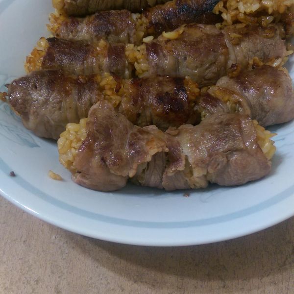 香噴噴蒜香肉捲飯 : 吳小玲一起做