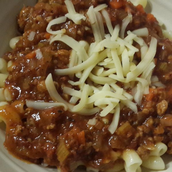 [Witi✿Kitchen]LC茄汁肉醬起司通心麵 : 饅頭杉菜一起做