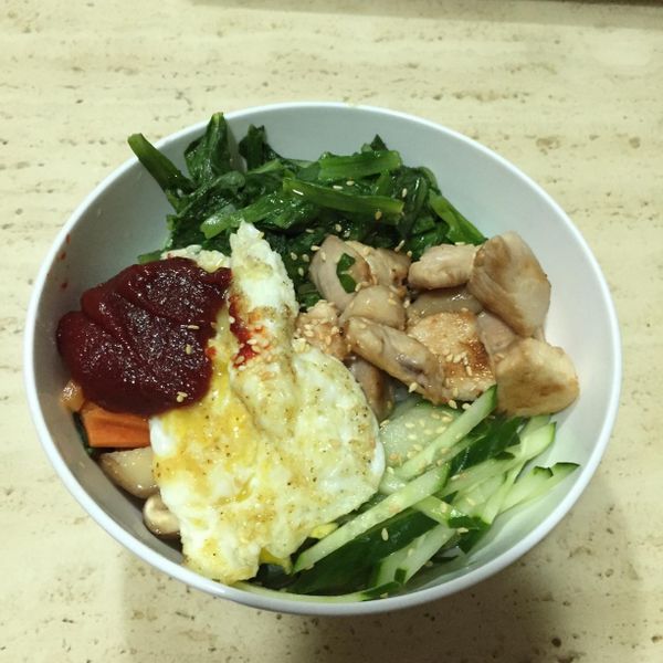 【愛妻飯盒】韓式拌飯 Bibimbap：Jane136268 一起做