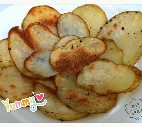 鹽烤香料馬鈴薯脆片：Jasmine  Huang 一起做