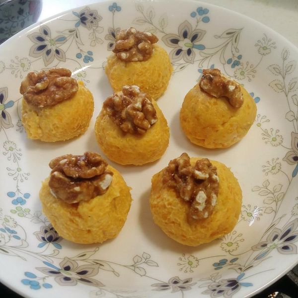 核桃南瓜薯泥：Kiki Wang 一起做